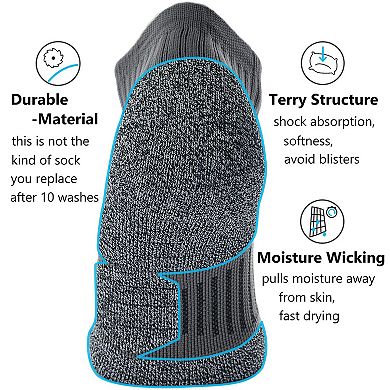 3-pairs Athletic Ankle Socks