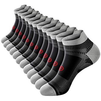 6 Pairs Compression Socks Ankle Running Arch Support Plantar Fasciitis