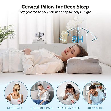 Memory Foam Neck Pillow Contour Side Sleeper