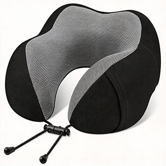 Memory Foam Neck Pillow Travel Sleep Support