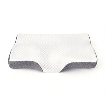 Memory Foam Pillow Neck Adjustable Washable Cover Side Sleepers
