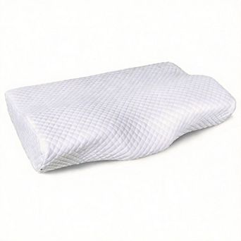 Memory Foam Pillow Neck Adjustable Washable Cover Side Sleepers