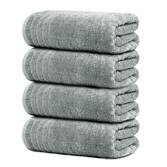 4 Pack Extra Large Bath Towels Super Soft Absorbent Quick Dry 30x60