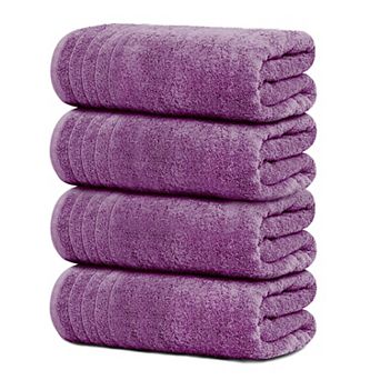 4 Pack Extra Large Bath Towels Super Soft Absorbent Quick Dry 30x60