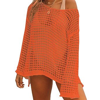 Crochet Cover Up Women Hollow Swim Knit Summer Outfit