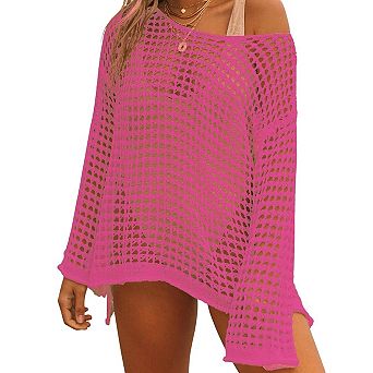 Crochet Cover Up Women Hollow Swim Knit Summer Outfit