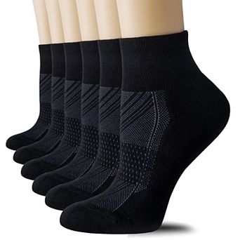 6 Pair Women's Running Ankle Socks Athletic Cushioned