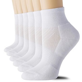 6 Pair Women's Running Ankle Socks Athletic Cushioned