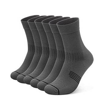 3 Pairs Compression Socks Athletic Cushion Arch Support Hiking Cycling