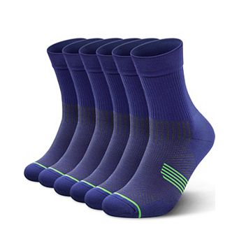 3 Pairs Compression Socks Athletic Cushion Arch Support Hiking Cycling