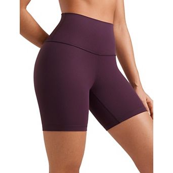 Biker Shorts 6" High Waisted Workout Running Volleyball Spandex