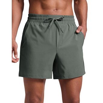 Men's Workout Shorts 5" Lightweight Quick Dry Gym Running Pockets