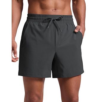 Men's Workout Shorts 5" Lightweight Quick Dry Gym Running Pockets