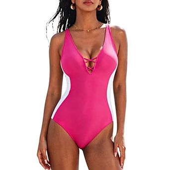 Women Crisscross Control Swimsuit