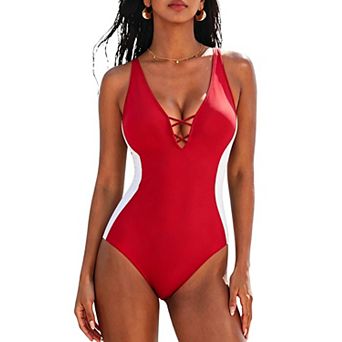 Women Crisscross Control Swimsuit
