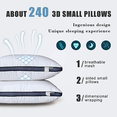 2-Pack Pillows For Sleeping Hotel Luxury Side Sleeper
