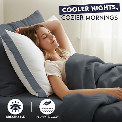 2 Pack Sleeping Soft Fluffy Down Alternative Hotel Gusseted Side Sleepers