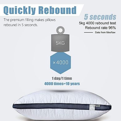 4-Pack Pillowcase Set Hotel Luxury Bed Side Sleeper