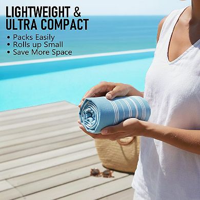 Beach Towel Lightweight Travel Quick Dry Sand Free 36x79