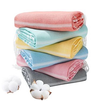 6 Packs Oversized Beach Towels Sand Free Quick Dry 74"x38"
