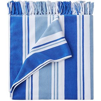 Laguna Beach Striped Cabana Towel 70" x 30"