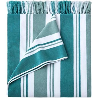 Laguna Beach Striped Cabana Towel 70" x 30"