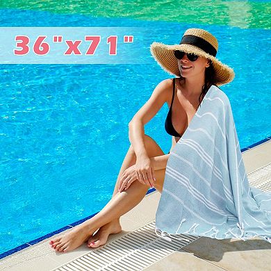 Beach Towel Soft Sand Free Quick Dry Lightweight Bath 36"x71"