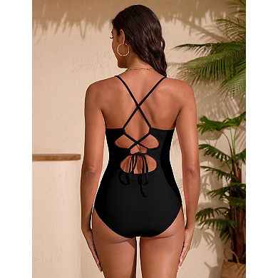 Women's Mesh Control Swimsuit Bathing Suit