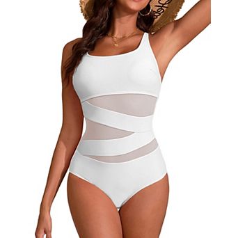 Women's Mesh Control Swimsuit Bathing Suit