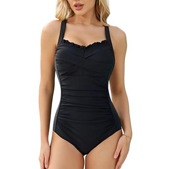 Women Push Up Full Cover Swimsuit