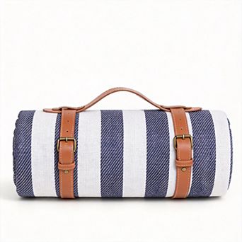 80"x60" Picnic Blanket Waterproof Beach Mat Outdoor Camping Travel