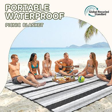 80"x80"Beach Blanket Picnic Mat Grandpa Dad Birthday Gift