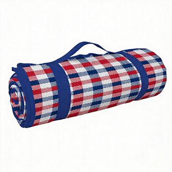 60"x80" Independence Day Picnic Blanket Waterproof Foldable