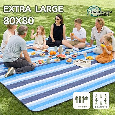 80"x80" Waterproof Beach Picnic Mat Registry Gift