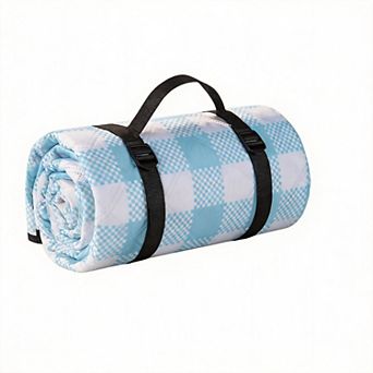80" x 80" Picnic Blanket Waterproof Beach Mat Camping