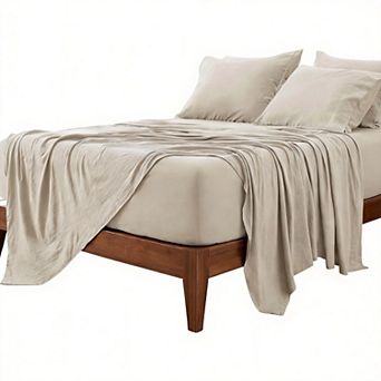 6 pc Deep Pocket Queen Sheets Prewashed Ultra-soft Hotel Bedding
