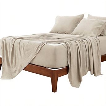 6 pc Deep Pocket King Sheet Set Ultra-soft Breathable Hotel Bedding