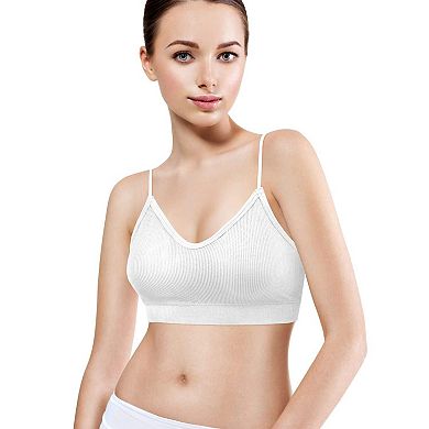 6-Pack Women's Bralettes Padded Sports Bras