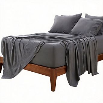 6 pc Deep Pocket Full Sheets Set Ultra-soft Breathable Hotel Bedding