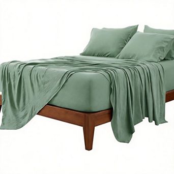 6 pc Deep Pocket Full Sheets Set Ultra-soft Breathable Hotel Bedding