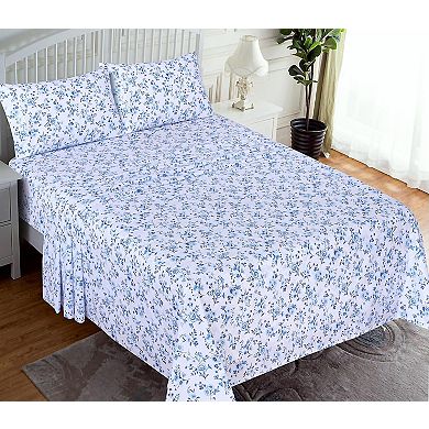 Percale Sheets Full Size Deep Pocket 4 Piece Set