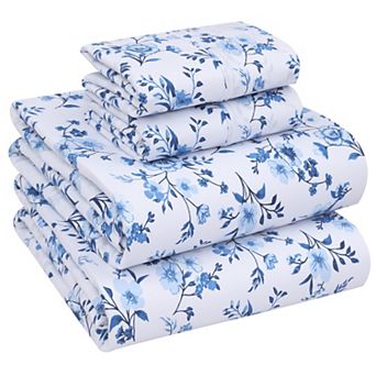 Percale Sheets Full Size Deep Pocket 4 pc Set