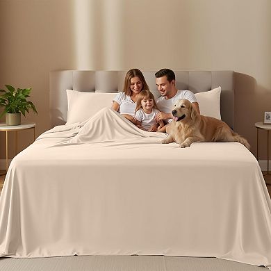 King Sheet Set 4 Piece Soft Breathable