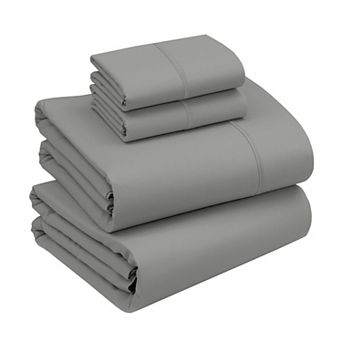 4 pc King Ton Percale Sheets King Bed Set
