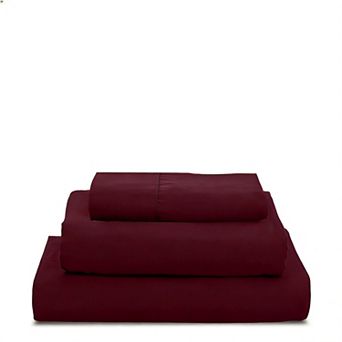 3 pc Twin XL Sheet Set Dorm Soft Breathablefiber College Fitted Flat