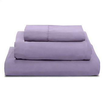 3 pc Twin XL Sheet Set Dorm Soft Breathablefiber College Fitted Flat
