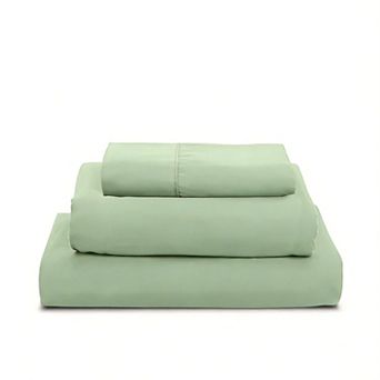 3 pc Twin XL Sheet Set Dorm Soft Breathablefiber College Fitted Flat