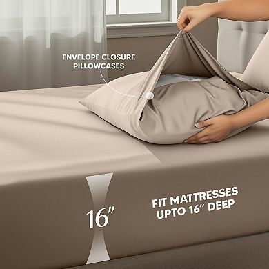 3 Piece Twin Bed Sheet Set Soft Breathable