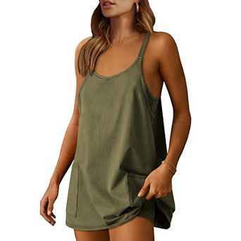 Women Tennis Dress Workout Mini Built-in Shorts