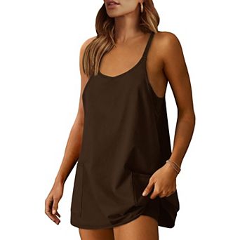 Women Tennis Dress Workout Mini Built-in Shorts
